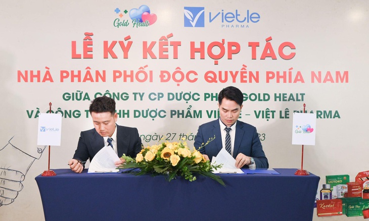 Gold Healt cùng Việt Lê Pharma hợp tác phân phối độc quyền sản phẩm - Ảnh 1. Gold Healt cùng Việt Lê Pharma hợp tác phân phối độc quyền sản phẩm - Ảnh 1.