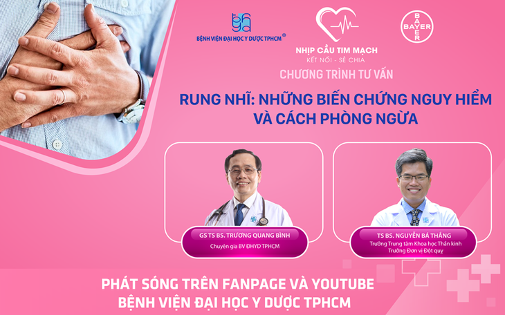 Chương trình tư vấn: rung nhĩ - những biến chứng nguy hiểm và cách phòng ngừa