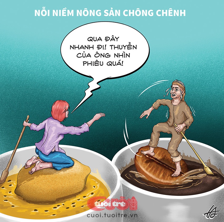 Chị chanh dây trợ giúp anh cà phê - Ảnh 1.