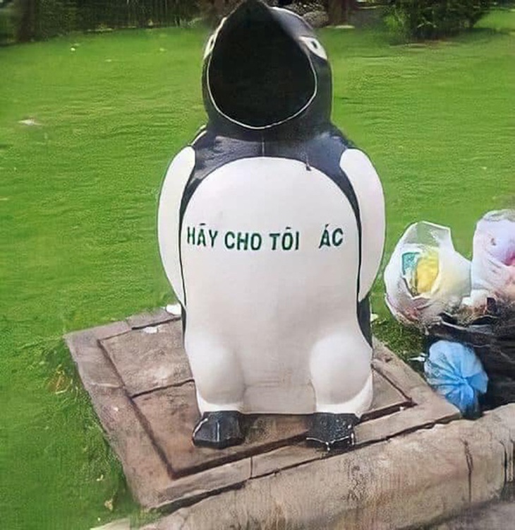 Ảnh vui 9-5: Chú chim cánh cụt đòi được ác - Ảnh 1. Ảnh vui 9-5: Chú chim cánh cụt đòi được ác - Ảnh 1.