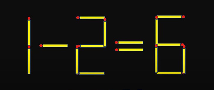 Thử tài IQ với bài toán di chuyển que diêm tìm phép tính đúng (P2) - Ảnh 1.