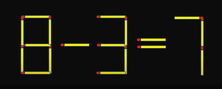 Thử tài IQ với bài toán di chuyển que diêm tìm phép tính đúng (P2) - Ảnh 4.