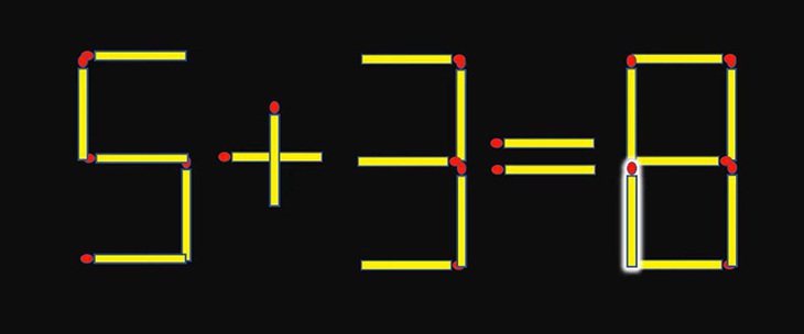 Di chuyển một que diêm để phép tính 7+7=8 thành đúng - Ảnh 9.