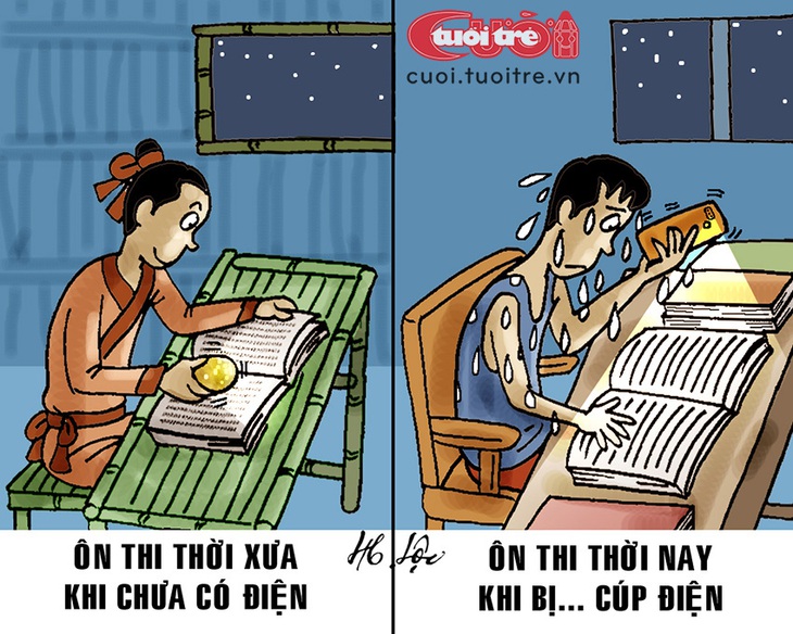 Ôn thi xưa và nay - Ảnh 1.