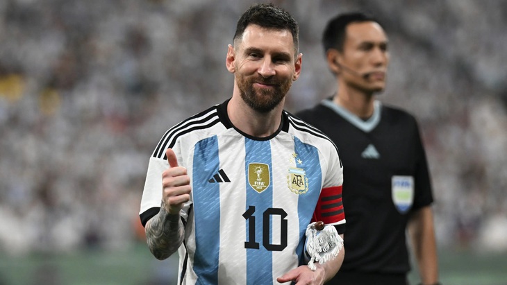 Messi ghi bàn thắng nhanh nhất sự nghiệp - Ảnh 1.