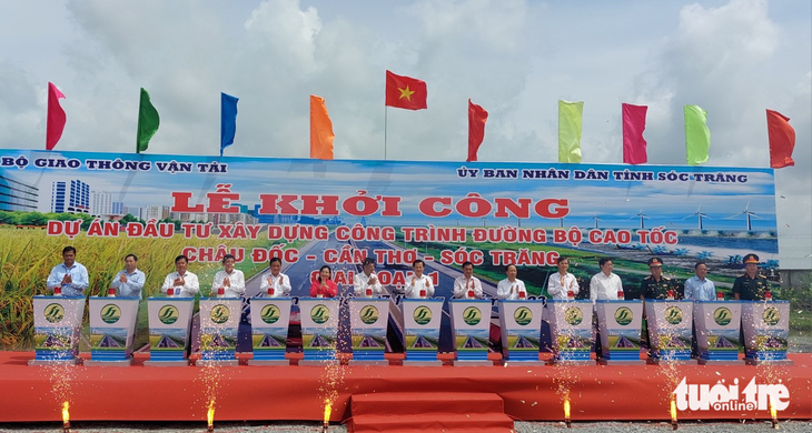 Khởi công cao tốc Châu Đốc - Cần Thơ - Sóc Trăng - Ảnh 3.