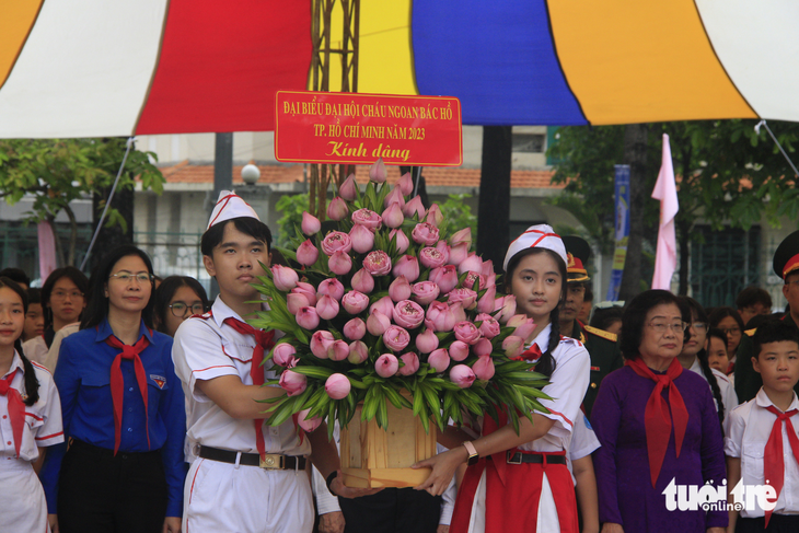 TP.HCM vinh danh 350 măng non Cháu ngoan Bác Hồ - Ảnh 1.