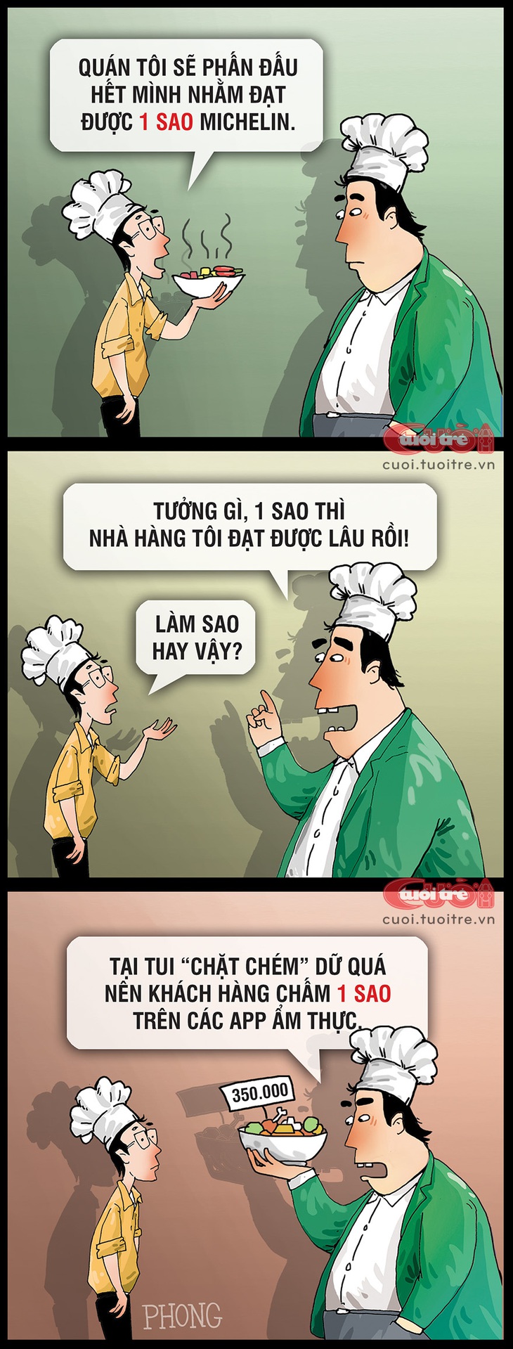 Cùng là nhà hàng 1 sao nhưng mà nó lạ lắm! - Ảnh 1.