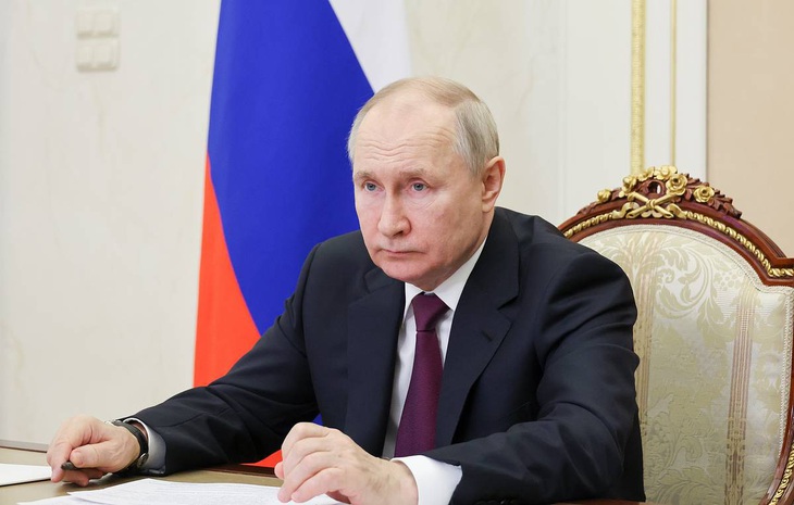 Tổng thống Nga Vladimir Putin gọi cuộc nổi loạn do ông Yevgeny Prigozhin tổ chức là kết quả của &quot;tham vọng thái quá&quot;, dẫn đến biến chất và phản bội - Ảnh: TASS