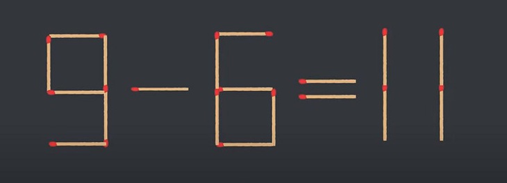 Thử tài IQ: Di chuyển một que diêm để 7+12=11 thành phép tính đúng - Ảnh 7. Thử tài IQ: Di chuyển một que diêm để 7+12=11 thành phép tính đúng - Ảnh 7.