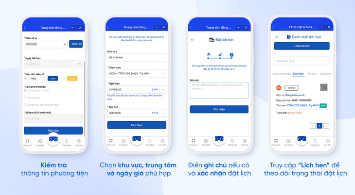 Đặt lịch đăng kiểm trên Zalo - Ảnh 1.