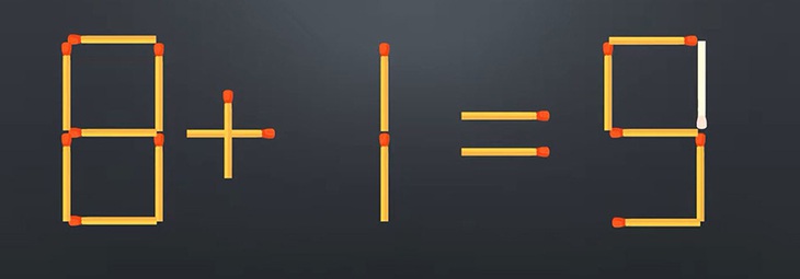 Thử tài IQ: Di chuyển hai que diêm để 8+7=0 thành phép tính đúng - Ảnh 6.