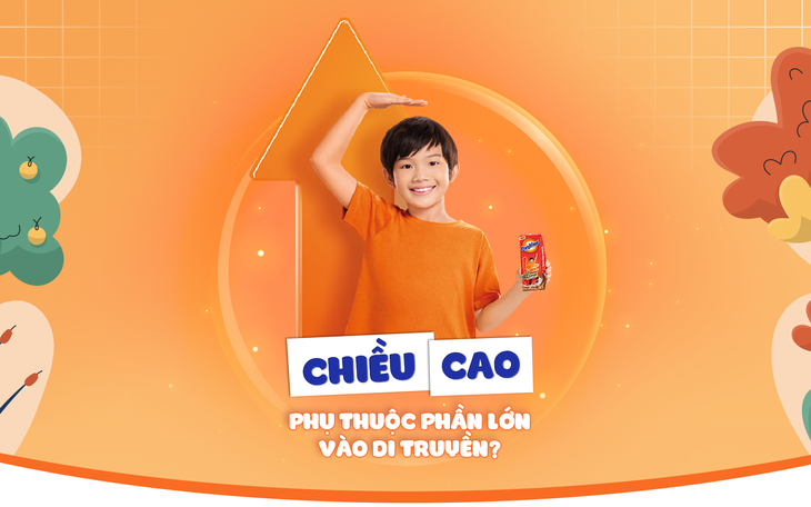 Chiều cao phụ thuộc phần lớn vào di truyền?