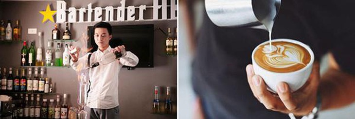 Điểm khác nhau cơ bản giữa nghề Bartender và Barista - Nguồn: Internet