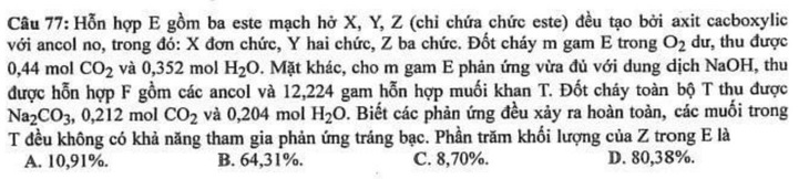 Giáo viên phản ánh đề thi tốt nghiệp THPT môn hóa có nhiều lỗi - Ảnh 8.