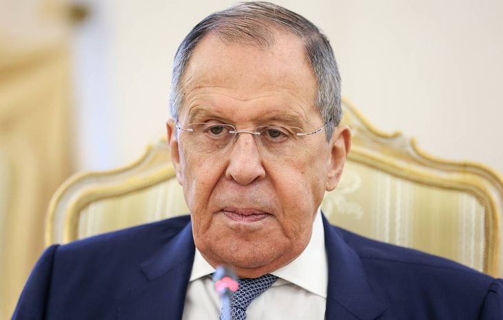 Ngoại trưởng Nga Sergey Lavrov cho biết phương Tây đã viện trợ cho Ukraine hơn 160 tỉ USD - Ảnh: TASS