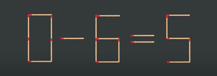 Thử tài IQ: Di chuyển một que diêm để 4+5-6=5 thành phép tính đúng - Ảnh 7.