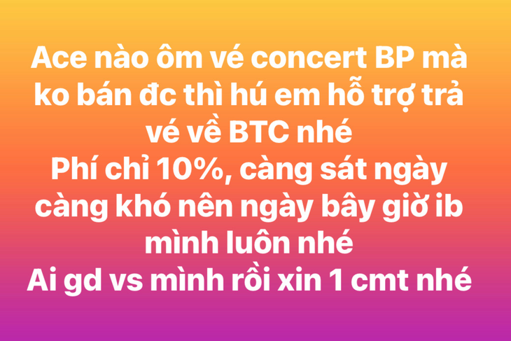 Đối tượng lừa đảo yêu cầu chuyển trước phí 10% rồi mới được hoàn tiền vé - Ảnh chụp màn hình