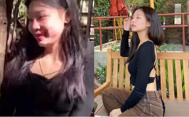 Phía sau khoảnh khắc 'Jennie (BlackPink) bị khỉ giật tóc' - Ảnh 2. Cô gái bị khỉ giật tóc vô tình giông giống Jennie.
