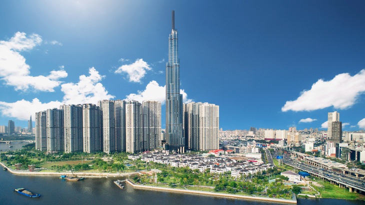 Tại Thành phố Hồ Chí Minh, Vincom Center Landmark 81 cũng là biểu tượng tự hào vươn tầm thế giới với hàng loạt kỷ lục ấn tượng. Ảnh: Đ.H