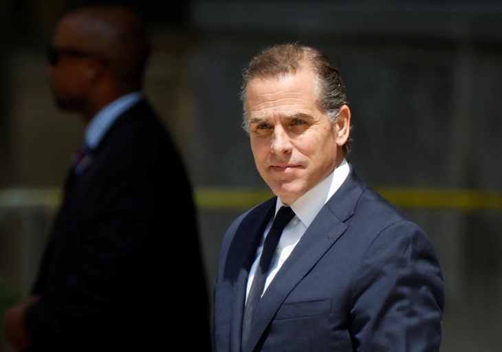 Ông Hunter Biden, con trai Tổng thống Mỹ Joe Biden - Ảnh: REUTERS