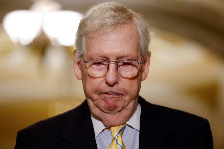 Lãnh đạo Đảng Cộng hòa tại Thượng viện Mỹ Mitch McConnell - Ảnh: REUTERS