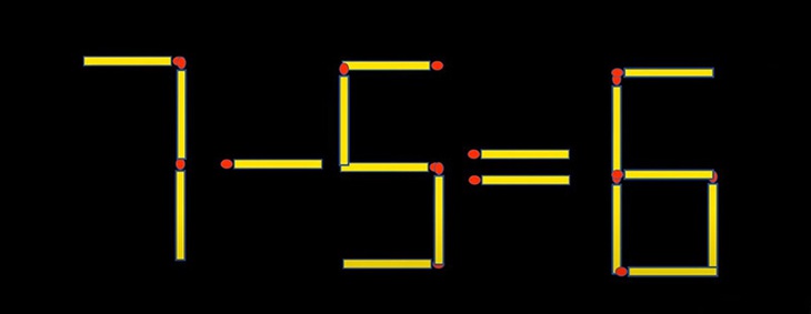 Thử tài IQ: Di chuyển hai que diêm để 2-4=2 thành phép tính đúng - Ảnh 7.