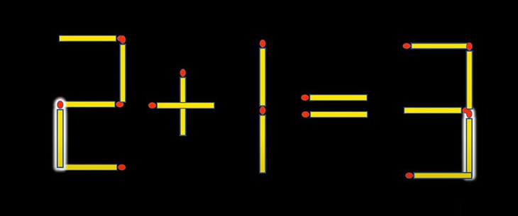 Thử tài IQ: Di chuyển hai que diêm để 2-4=2 thành phép tính đúng - Ảnh 1.