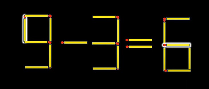 Thử tài IQ: Di chuyển hai que diêm để 3+3=0 thành phép tính đúng - Ảnh 1.