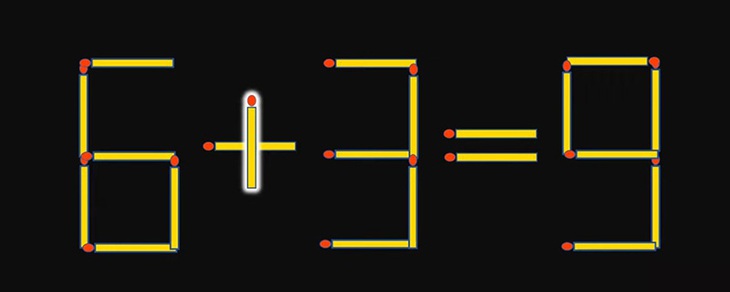 Thử tài IQ: Di chuyển một que diêm để 5+2=5 thành phép tính đúng - Ảnh 1.