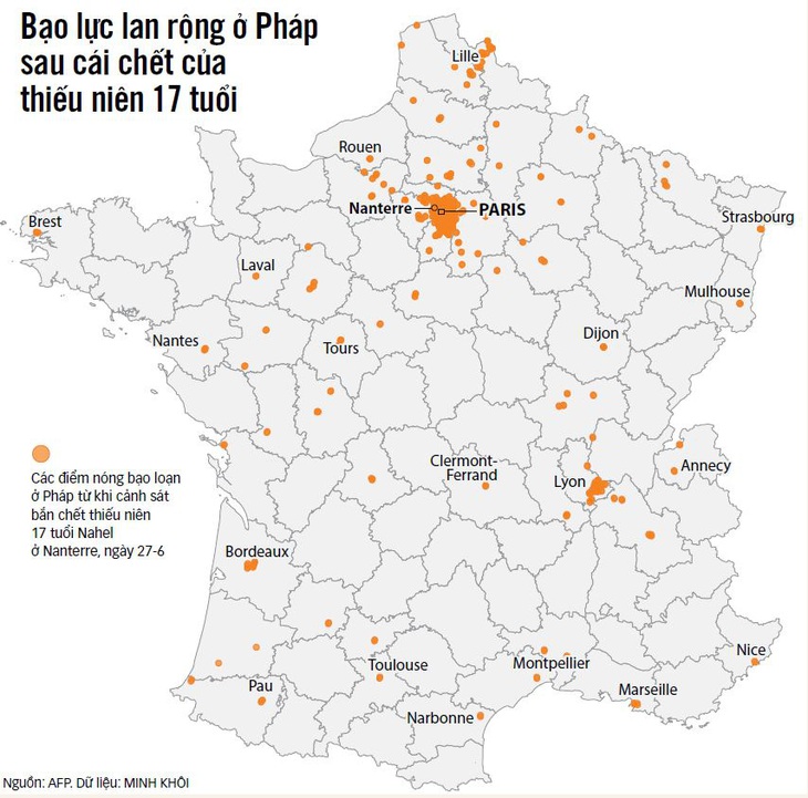 Nước Pháp trong bạo lực - Ảnh 1.