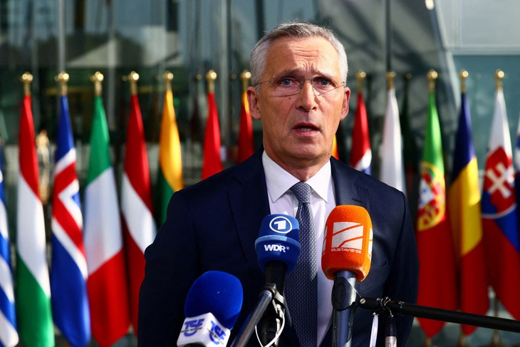 Tổng thư ký NATO Jens Stoltenberg - Ảnh: REUTERS