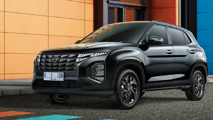 Thiết kế Hyundai Creta đang bán tại Đông Nam Á mang đậm chất Tucson với tản nhiệt và dàn đèn tương đồng - Ảnh: CarWale