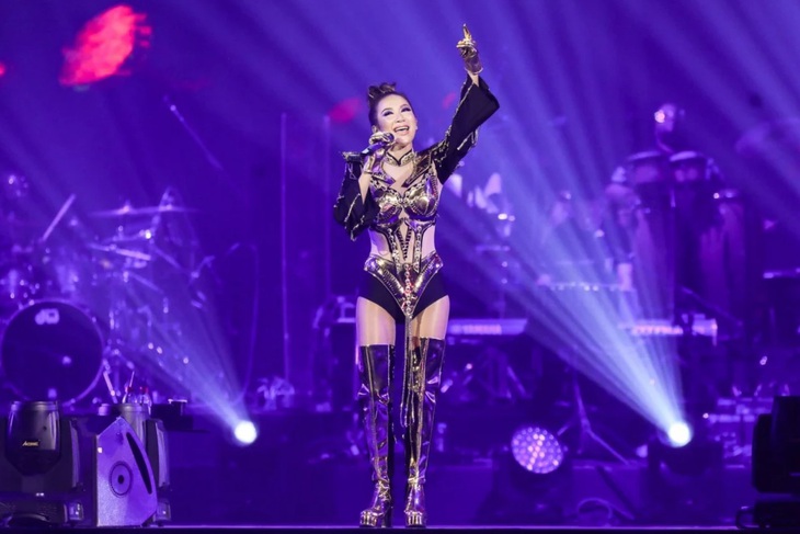 Diva Coco Lee biểu diễn tại Đài Bắc ngày 21-6-2019 - Ảnh: GETTY IMAGES