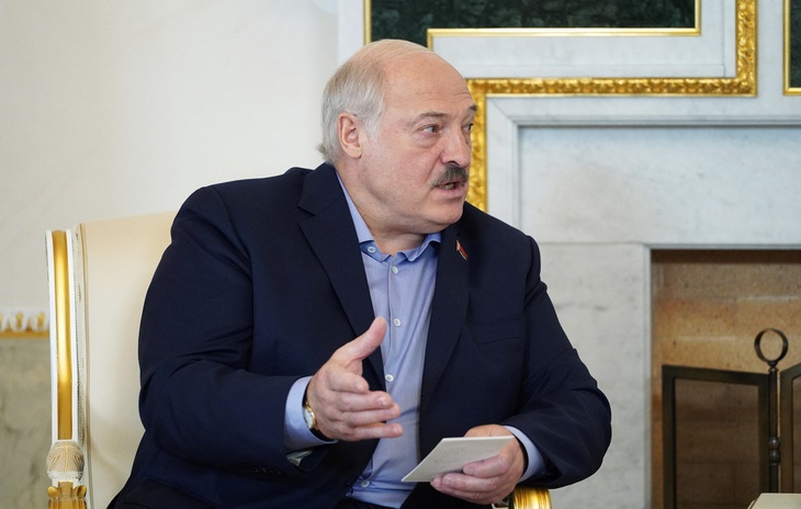 Tổng thống Belarus Alexander Lukashenko - Ảnh: REUTERS