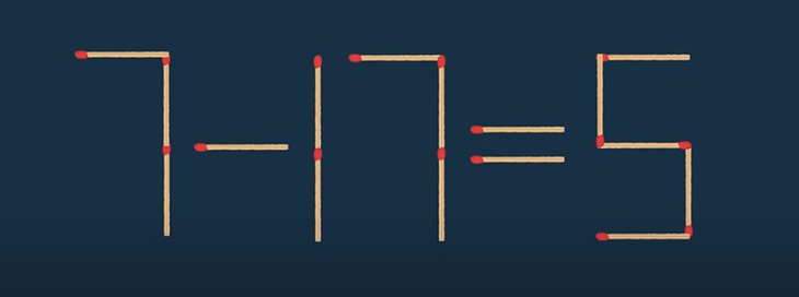 Thử tài IQ: Di chuyển một que diêm để 1+7=6+9 thành phép tính đúng - Ảnh 4. Thử tài IQ: Di chuyển một que diêm để 1+7=6+9 thành phép tính đúng - Ảnh 4.