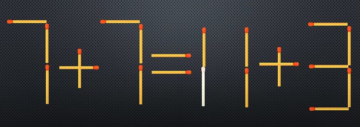 Thử tài IQ: Di chuyển một que diêm để 1+7=6+9 thành phép tính đúng - Ảnh 1.