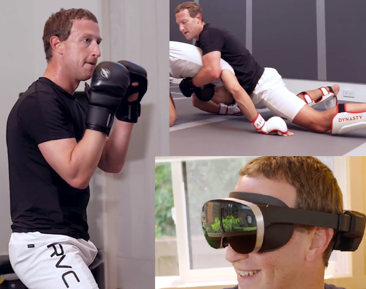 BJJ là giáo án nền tảng cho những người tập MMA, trong đó có Mark Zuckerberg - Ảnh: THE TIME