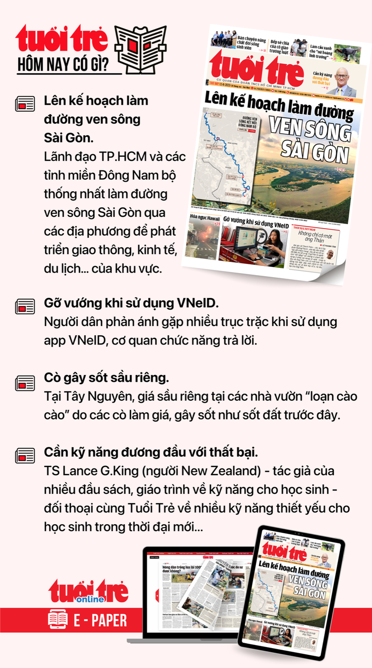 Tin tức đáng chú ý trên Tuổi Trẻ nhật báo ngày 12-8. Để đọc Tuổi Trẻ báo in phiên bản E-paper, mời bạn đăng ký Tuổi Trẻ Sao TẠI ĐÂY