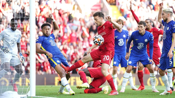 Jota (20), một trong số những chân sút cự phách của Liverpool mà hàng công Chelsea không thể sánh được - Ảnh: Reuters