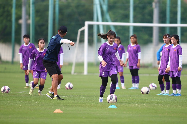 Tại vòng loại 2 Giải U17 nữ châu Á 2024, U17 nữ Việt Nam nằm ở bảng C cùng với Úc, Philippines và Bangladesh - Ảnh: HOÀNG TÙNG