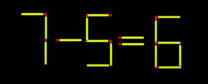 Thử tài IQ: Di chuyển hai que diêm để 2-4=2 thành phép tính đúng - Ảnh 7.