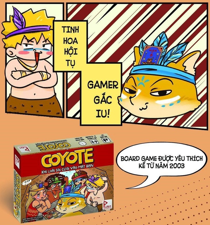 ‘Coyote: Khi loài sói cười vào mặt bạn’ - một board game hội nhóm vui nhộn - Ảnh 1. ‘Coyote: Khi loài sói cười vào mặt bạn’ - một board game hội nhóm vui nhộn - Ảnh 1.