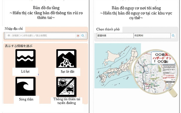 Cách người Nhật lập bản đồ phòng chống thiên tai