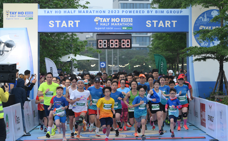 Giải chạy Tây Hồ Half Marathon 2024 dự kiến đón 10.000 VĐV tham dự - Ảnh: BTC