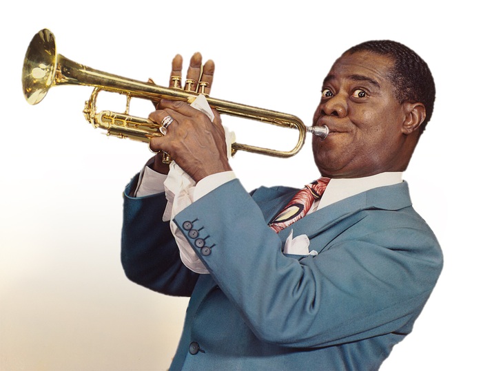 Tưởng tượng biểu tượng nhạc jazz Louis Armstrong hát một bản crunk sẽ ra sao? - Ảnh: Variety