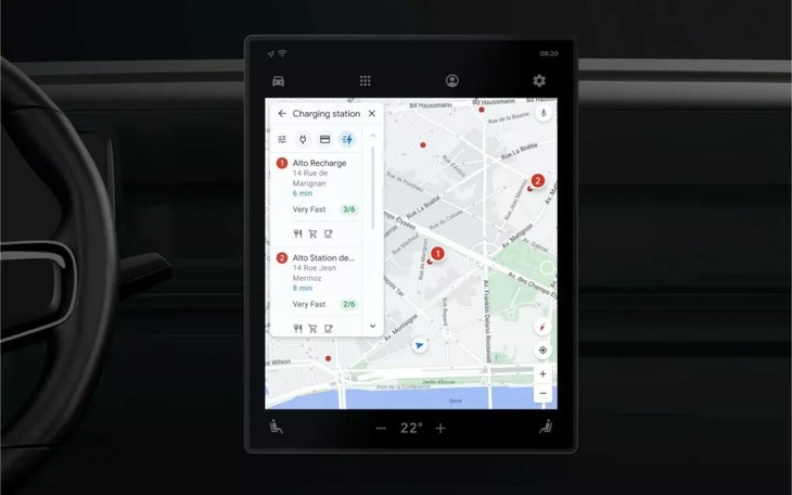 Với tính năng mới, Google Maps sẽ trở nên thiết thực hơn với người dùng xe điện, thậm chí có thể cạnh tranh với những ứng dụng bản đồ của các hãng cung cấp trạm sạc - Ảnh: Carscoops