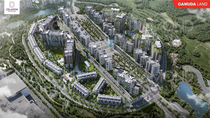 Celadon Boulevard nằm trong khu vực đông dân cư với sức mua lớn, thuận lợi cho kinh doanh - Ảnh: Celadon City