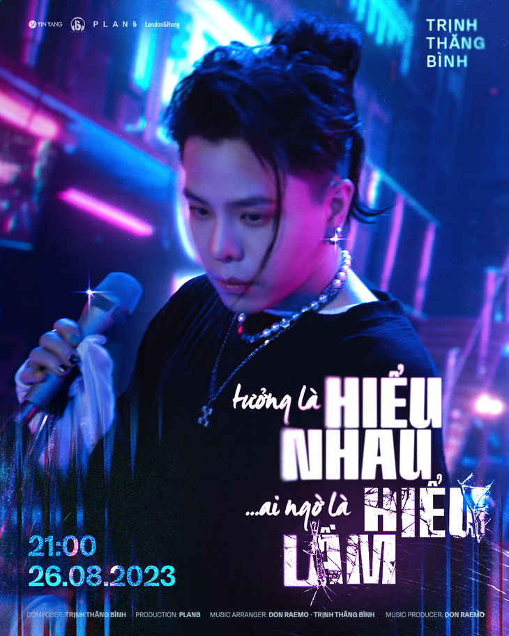 Trịnh Thăng Bình tung poster MV Tưởng là hiểu nhau... ai ngờ là hiểu lầm với diện mạo mới lạ.