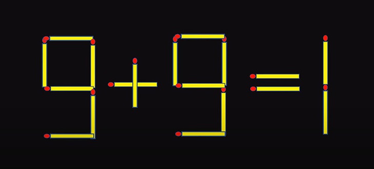 Thử tài IQ: Di chuyển một que diêm để 9-1=7x2 thành phép tính đúng - Ảnh 4.